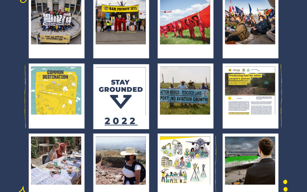 Stay Grounded : bilan 2022 – Une année d’actions pour la réduction du trafic aérien